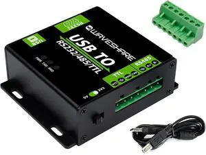 USB to RS232/485/TTL(UART) Industrial Isolated Converter with Original FT232RL Inside and Power Isolation ADI Magnetical Isolation TVS Diode Protection Circuit Aluminium Alloy Enclosure