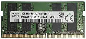 HMA82GS6CJR8N-VK HYNIX 16GB 2RX8 PC4-2666V-S Memory Module (1X16GB)