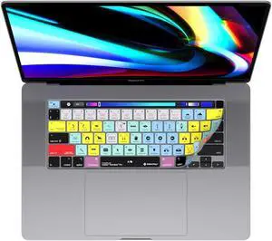 Adobe Premiere Keyboard Covers for MacBook Pro 13" & 16" MacBook Pro 2020+. (Will not fit Other MacBook Models)