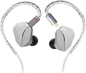generic HIDIZS MP145 in Ear Monitor Headphone, HiFi Wired Gaming Earbuds, Hybrid IEM Earphones, Ultra-Large Planar Magnetic Driver, Aviation Aluminum Alloy Shell, for Musician, 3.5mm Plug, Titanium