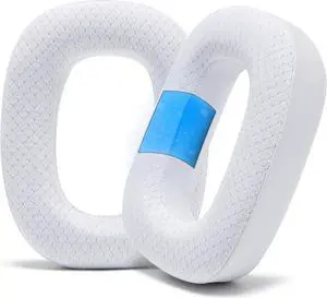 WC Freeze A30 - Cooling Gel Earpads Compatible with Logitech Astro A30 Headphones by Wicked Cushions - Elevate Comfort, Durability, Thickness & Sound Isolation for Epic Gaming Sessions | White