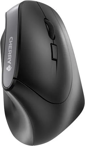 CHERRY MW4500 Wireless Vertical Ergonomic Optical Mouse, up to 1200 DPI, 6 Buttons and Scroll Wheel For Laptop, PC, Desktop or Mac. Right Handed.