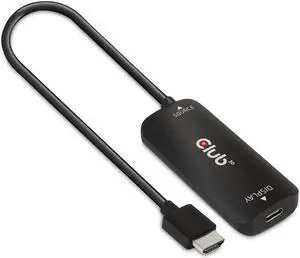 CLUB3D CAC-1336 HDMI(tm)+ Micro USB to USB Type-C 4K120Hz or 8K30Hz M/F Active Adapter