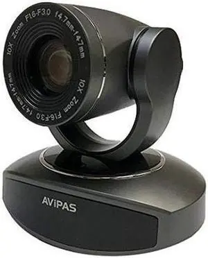 AVIPAS AV-1081G 10x HDMI PTZ Camera with IP Live Streaming - Dark Grey
