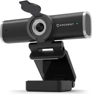 Amcrest 1080P Webcam with Microphone for Desktop, Web Cam Computer Camera, Streaming HD USB Web Camera for Laptop & PC with Privacy Cover, Wide Angle Lens, Superior Low Light (AWC195-B)