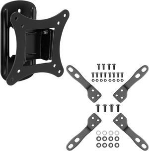 Mount-It! Small TV Monitor Wall Mount | RV TV Mount Fits 19-32 Inch Screens | Low-Profile Slim Design | 44lb Capacity Bundled with VESA Mount Adapter Kit | Fits Most 23-42 Inches TV and Monitor
