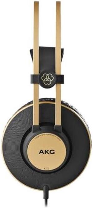 AKG Pro Audio K92 Over-Ear, Closed-Back, Studio Headphones, Matte Black and Gold