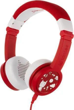 Tonies Foldable Wired Headphones for Kids - Red [Discontinued]