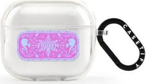 CASETiFY Airpods (3rd Gen) Impact Case with Ring - Elsa's Snowflake - Clear
