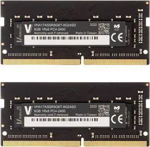 V-Color 16GB(2x8GB) DDR4 2400MHz for iMac 2017 27-inch w/Retina 5K Display & 21.5-inch w/Retina 4K or Non-Retina Display iMac Non-ECC SO-DIMM CL17 1.2V Laptop Memory RAM (TN48G24S817K-VC)
