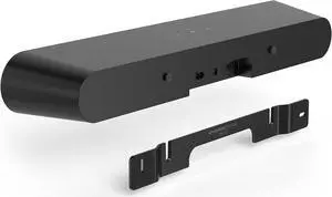 HumanCentric Wall Mount Compatible with Sonos Ray Sound Bar (Black), Mount on Wall Under TV, Floating Style, Hidden Design, Hardware Included