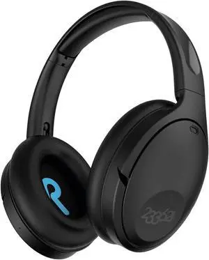 233621 Hush Hybrid Active Noise Cancelling Bluetooth Headphones with 100 Hrs of Playback, Black