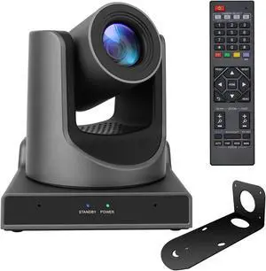 ADKIDO PTZ Camera - 20X SDI with Optical Zooming, POE, IP Live Streaming, 3G-SDI & USB Output, Ideal for Church, Conferences, Teaching