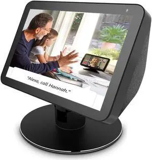 ATOPKUWAR Stand for  Echo Show 8, Echo Show 8 Adjustable Stand, Horizontal 360 Rotation Longitudinal Angle Change Echo Show 8 View Black MY012-01