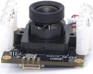 BUBCOS Night Vision 2mp IR-Cut Camera Module, 1080p Full Hd USB Camera for Computer, Auto Switch Day and Night Widy Dynamic Hd Webcam Board with Windows, Linux, Android and Mac Os