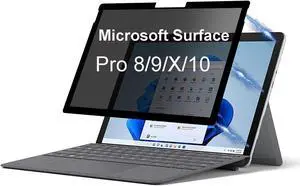 Privacy Screen Protector Compatible for Microsoft Surface Pro X,Surface Pro 8,Surface Pro 9,Surface Pro 10(Released in 2024) Fully Removable,Easy to Install,Reusable,No Bubbles Screen Protector