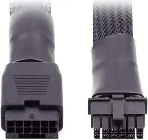 CY 12VHPWR ATX3.0 PCI-E 5.0 Power Modular Cable Male to Female Extension 17cm Compatible for 3080 3090TI PSU 16Pin 12+4P Graphics Card