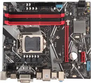 ATX Motherboard 64GB DDR3 LGA1155 Computer Motherboard with SATA3.0, 4 USB3.0, 6 USB2.0, Gigabit NIC, PCIEX16 Graphics Card Slot