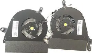 Fleshy Leaf Replacement CPU+GPU Cooling Fan for HP Spectre X360 15-DF 15-DF0008CA 15-DF0013DX 15-DF0033DX 15-DF0043DX 15-DF0068NR 15T-DF000 DC05V ND75C23-18C11 ND75C23-18C12 L41482-001 L41483-001