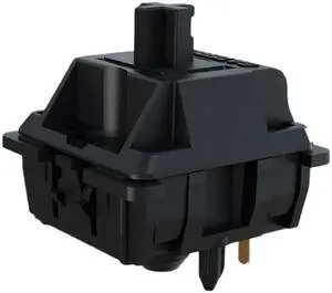 GATERON Oil King V2 Pre-lubed Keyboard Switches, 5-Pin 55gf Black Linear Switches Compatible for MX Mechanical Keyboard DIY(36PCS)