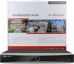 HIK 8-Channel PoE 4K AcuSense Network Video Recorder, Embedded Plug and Play DS-7608NXI-I2/8P/S, Support Acusense Technology (2024 English New Version)