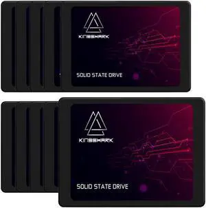 Kingshark SSD 2.5 SATA III 64GB High Performance Internal Solid State Drive for Desktop Laptop 10 Unit Package Pack [64GB(10 Packs),2.5-SATA3]