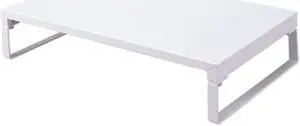 LIHIT LAB Desktop Stand, 9.8 x 15.4 x 3.1 inches, White (A7330-0)