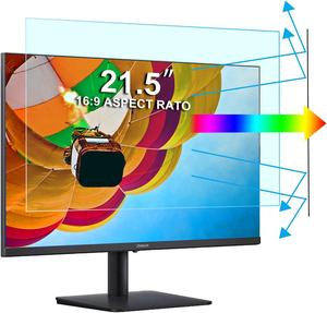 21.5 inch Monitor Anti Blue Light Anti Glare Screen Protector for Diagonal 21.5" Desktop Monitor with Aspect Ratio 16:9, Compatible with Dell/HP/Acer/ViewSonic/ASUS/Aoc/Samsung/Sceptre/LG