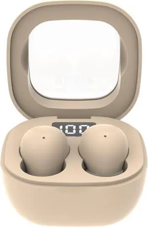 Loluka Ultra Small in-Ear Wireless Invisible Smallest Bluetooth Earbuds for Sleep Comfortable and Fitable for All Type Ears True Wireless Earbuds Stereo Sound IPX4 Waterproof