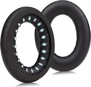 MOLGRIA QC45 Ear Pads Cushion, Replacement Protein Leather Earpads for Bose QuietComfort 45 QC45 Quiet Comfort SE Over-Ear Headphones(Black)