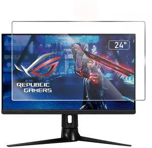 2 Pack 24" Anti Glare Matte Screen Protector for Sceptre/LG/Dell/HP/Acer/ViewSonic/ASUS/Aoc/Samsung/KOORUI/InnoView/CRUA/BenQ/SANSUI Diagonal 24" 16:9 LED PC Screen Gaming Monitor (20.9" x 11.8" / W x