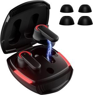 ACAGET True Wireless Earbuds Bluetooth Headphones for Samsung Galaxy A71 Case Heavy Duty Protective Armor Shockproof Non-Slip Bumper Case Noise Cancelling Earphones Stereo Bass with Mic Headphone