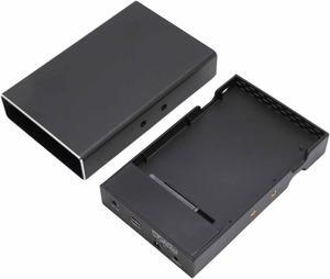 2 Bay 2.5 inch SATA RAID Enclosure, USB3.1 Type C to 2.5 SATA I II III HDD SSD RAID External Enclosure, Support RAID 0/1, Large and Normal Mode, 10Gbps,12TB Capacity