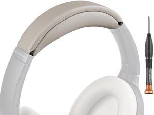 SOULWIT Replacement Headband Pad Kit for Sony WH-1000XM3 (WH1000XM3) Headphones, Easy DIY Installation (Silver)