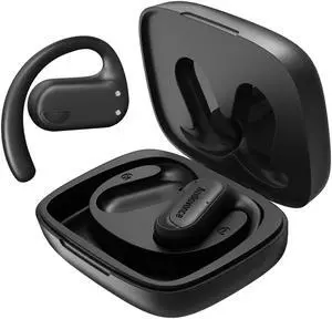 Audiovance OpenComfy CF301 Wireless Headphones for Running, Bluetooth Open Ear Headphones for Sports Gym Workout, Ultra Comfort, Superior Sound, Secure Fit, Ambient Awareness, Black