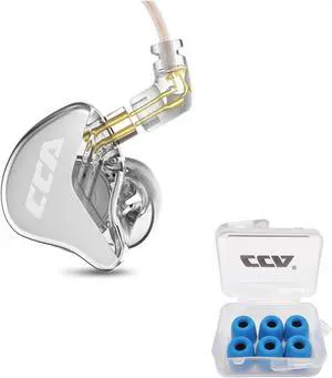 CCA CRA in Ear Monitor Headphones Memory Foam Earbud Tips