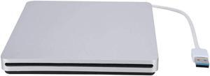 Wendry USB Ultra Slim External DVD Drive USB 3.0 Data External Slot-load DVD CD Driver Compatible for Apple System/System