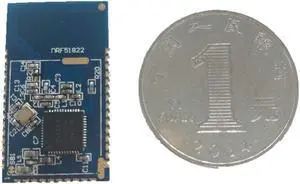 Nordic 51822 Bluetooth Low Energy Module BLE4.0 Version 16.5 x 28.8 mm with PCB Antenna nRF51822-02 x 5 Pack Nordic 51822 Bluetooth Low Energy Module BLE4.0 Version 16.5 x 28.8 mm with PCB Antenna nRF51822-02 x 5 Pack