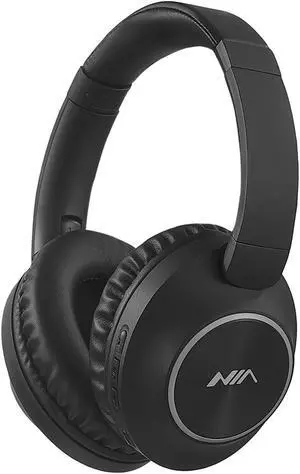 XuanGui Over Ear Wireless Bluetooth Headphones, 20H Playtime Wireless Headphones, HiFi Stereo and Lightweight Foldable Headphones with FM Radio, SD/TF for Home Work NX300, Black