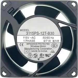 LEYEYDOJX New Cooling Fan for 3115PS-12T-B30 115V-AC 50/60HZ 9/7W 3200RPM 8CM 8038 Size:80 * 80 * 38mm.