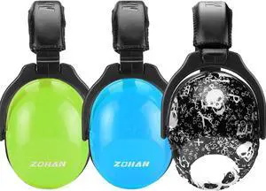 ZOHAN Kids Ear Protection 3 Pack,Kids Noise Canceling Headphone for Concerts, Monster Truck, Fireworks