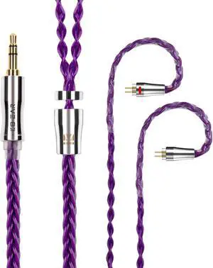 KBEAR Enma 2Pin Earphone Cable 8 Core Furukawa Original PCUHD High-purity OFC IEM Cable Ear Monitor Replacement Cable for TRN V90 V80 KZ EDX ZS10pro ZST AS10 ES4 ZSR CCA C10 BLON BL03 KBEAR KS2 KS1