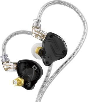 KZ ZS10 PRO X in Ear Monitors, Upgraded 4BA 1DD Multi Driver in Ear Earphone KZ Earbuds Wired with Alloy Faceplace Detachable Cable for Audiophile Singer Drummer Guitarist (ZS10 PRO X Matte, with Mic)