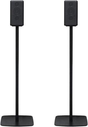 HUAYUWA 1 Pair Black Speaker Stand for Sony SA-RS3S Wireless Rear Speakers Floor Stand, Perfect Stand Setup for Easy and Secure Mounting (Bracket only)