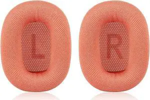JECOBB Replacement Earpads with Mesh Fabric & Memory Foam Ear Cushions Compatible with Apple AirPods Max Headphones ONLY(Pink)