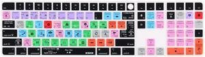 XSKN Logic Pro hotkey Silicone Keyboard Cover Skin for 2021 Released Apple iMac M1 24" Magic Keyboard with Touch ID and Numeric Keypad A2520 Keyboard - EU&US Layout (Not Suite Others Model)