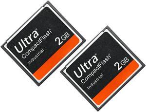 High Speed CF Card Ultra 2GB Compact Flash Memory Card Original SLR Camera Card 2GB (2Pack)