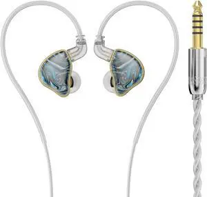 NICEHCK NX7 MK4 HiFi in-Ear Monitor Earbuds:7 Driver Units Hybrid Monitor Earphones, Replaceable Tuning Filters 3.5/4.4mm IEM with Detachable 0.78mm 2Pin Cable for Audiophile Video Music Gaming
