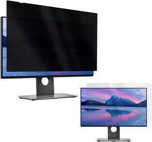 23.8 Inch Computer Screen Filter 16:9 for Widescreen Monitor, Anti Glare Anti Scratch Anti Blue Light Protector Film for Data Confidentiality, Eye