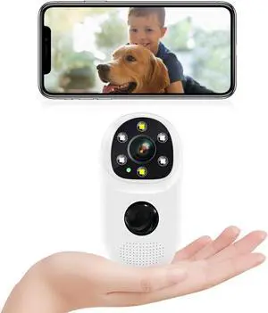 Wireless Camera With Battery,HD1080P WiFi Security Camera,Portable Surveillance Camera with Night Vision,Motion Detection,Cloud Storage for Security with iOSAndroid,APP for Home Office Outdoor/Indoor